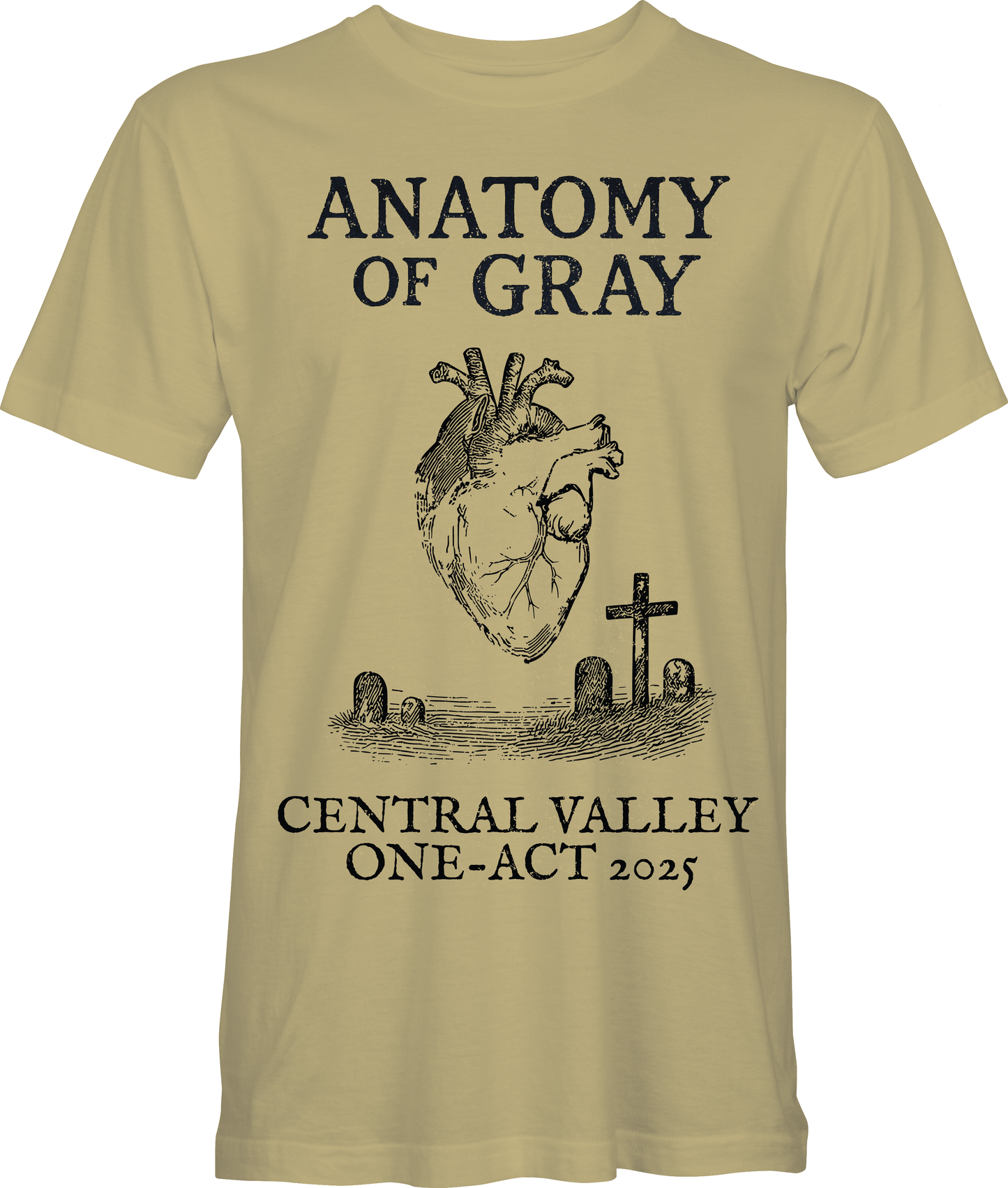 Anatomy of Gray – Central Valley One-Act 2025 Cast Tee
