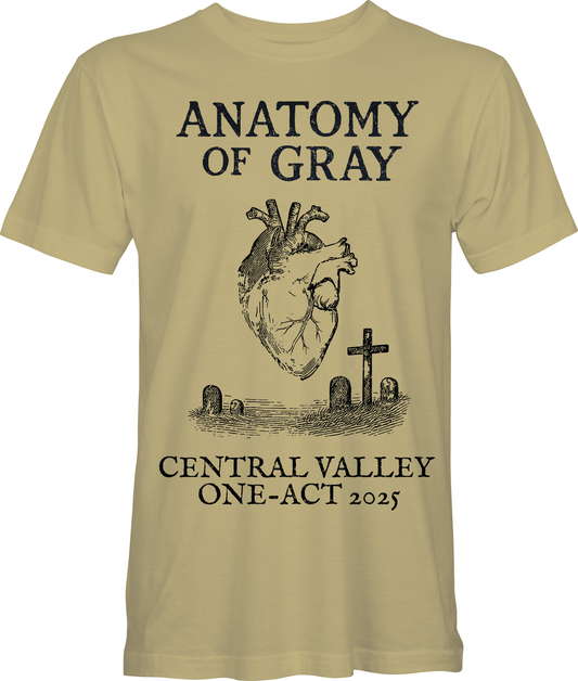 Anatomy of Gray – Central Valley One-Act 2025 Cast Tee