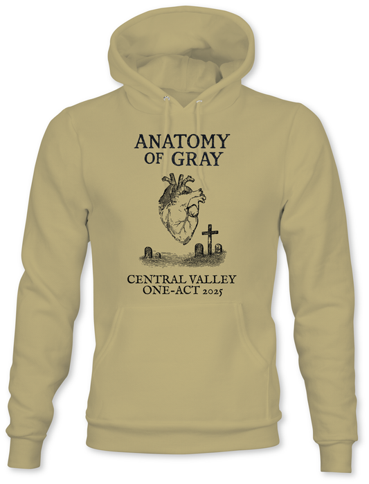 Anatomy of Gray – Central Valley One-Act 2025 Cast Tee Hoodie