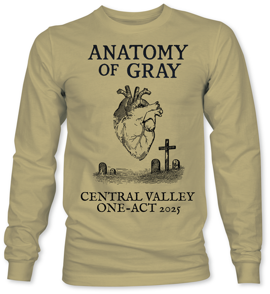 Anatomy of Gray – Central Valley One-Act 2025 Cast Long Sleeve